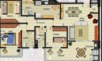 Imagem 2: Apartamento para Venda em Ribeirão Preto, Nova Aliança, 3 dormitórios, 1 suíte, 3 banheiro