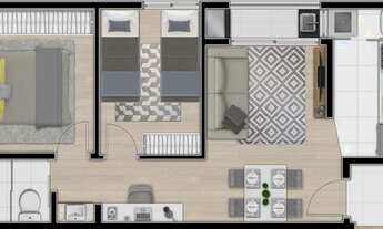 Imagem 3: Apartamento 2 Quartos, 1 Vaga, Água Verde, Curitiba, REbrokers