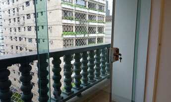 Imagem 7: Apartamento para locação possui 182 m2 e 02 vagas demarcadas de garagens Santos - SP