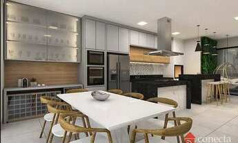 Imagem 4: Casa com 3 dormitórios à venda, 196 m² por R$ 1.290.000 - Condomínio Royal Garden - Paulín