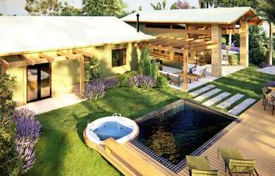 Imagem 5: Casa de condomínio térrea para venda com 208 metros quadrados com 3 quartos