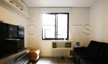 Imagem 2: Flat Adagio Moema 37m², 1 dormitório e 1 vaga para locação próximo Metrô Moema