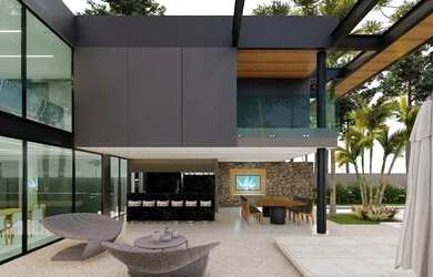 Imagem 4: Casa com 390 m² de área construída, no Condomínio Olhos Dágua Bungaville em Ribeirão Preto