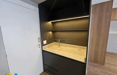 Imagem 7: Studio novo semi mobiliado no 20º andar próximo ao Sesc Pompéia com ar condicionado e vist