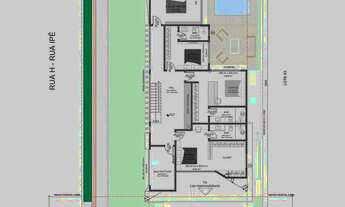 Imagem 4: Casa com 4 dormitórios à venda sendo 4 suítes, 343 m² por - R$ 7.000.000,00 - Vivapark Por