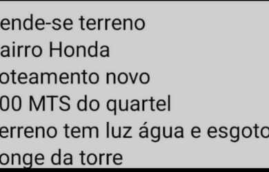 Imagem 2: Terreno na Lapa pr, pertinho do trevo da cida 12x30de