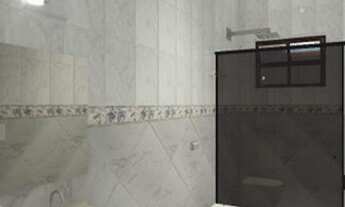 Imagem 6: Thamir)02 dormitórios fino acabamento com churrasqueira e quintal nos fundos