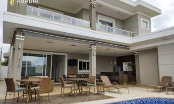 Imagem 3: Casa à venda com 4 dormitórios, 426 m² por R$ 2.150.000 - Condomínio Athenas - Paulínia/SP