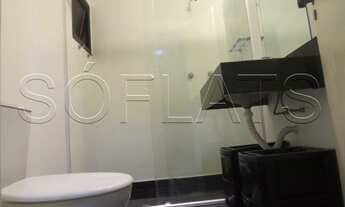 Imagem 7: EDIFÍCIO PAULISTANIA - Flat de 42m² mobiliado com 1 dormitório com quarto e sala separados