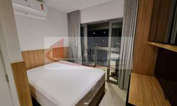 Imagem 3: Studio finamente mobiliado e com ar condicionado em andar alto. Ao lado do metrô Oscar Fre