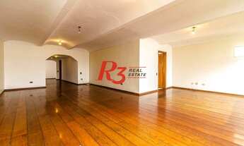 Imagem 3: Amplo apartamento para venda ou locação, 4 dormitórios - 270m² - Na Vila Rica em Santos/SP