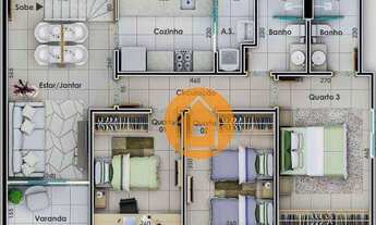 Imagem 4: Cobertura com 3 dormitórios à venda, 130 m² por R$ 900.000,00 - Nova Suíssa - Belo Horizon