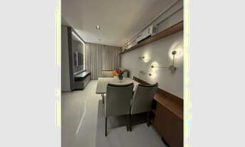 Imagem 2: Apartamento mobiliado e equipado, em andar alto, para venda, 02 quartos (sendo 01 suíte)