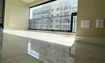 Imagem 3: Um Studio confortável de 42m² com uma varanda deliciosa em andar alto na Bela Vista/Consol