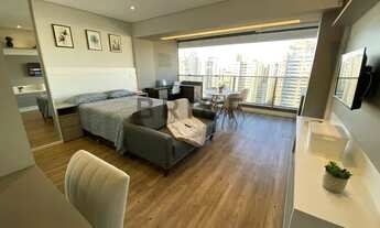 Imagem 3: Apartamento para locação 1 suíte, 1 vaga, 1 banheiro, 40m , Brooklin Paulista, São Paulo,S