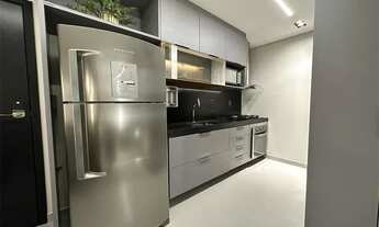 Imagem 4: Apartamento mobiliado e equipado, em andar alto, para venda, 02 quartos (sendo 01 suíte)