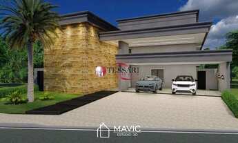 Imagem 1: Casa nova para vender no Condomínio Damha 1 com 5 Suítes sendo uma com closet e banheira h