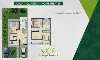 Imagem 4: Lançamento Casa Duplex 3 Quartos (sendo 3 Suítes) Vog Parque Premier