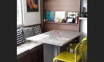 Imagem 6: Apartamento com 2 dormitórios para alugar, 46 m² por R$ 1.409,73/mês - Cidade Edson - Suza