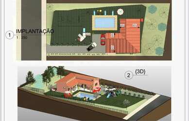 Imagem 6: LOTE + PROJETO DE CHÁCARA NA PLANTA Estrutura Arquitetônica Premium Ibiúna-SP