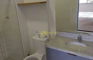 Imagem 7: Apartamento Studio Mobiliado com 1 Quarto para alugar, 37 m² por R$ 3.500/mês - Condomínio