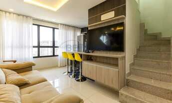 Imagem 3: Apartamento duplex reformado 1 quarto (1 suíte), 58,62m², varanda e vista livre Residenci