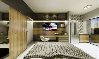 Imagem 5: Os Studio Home and Work (casa e trabalho) são uma proposta moderna de imóveis compactos !