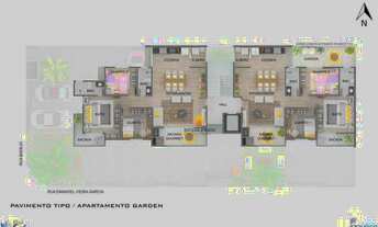 Imagem 6: Apartamento a 150 metros da praia com 3 dormitórios à venda, 106 m² por R$ 632.600 - Paese