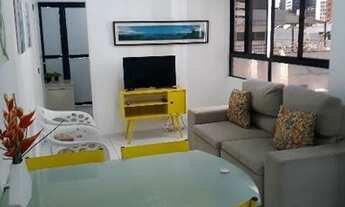 Imagem: NERI 1qt Mobiliado var c/vista Mar pisc