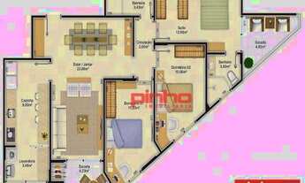 Imagem 2: Apartamento com 3 dormitórios (suíte) à venda, 96 m² por R$ 950.654 - Itaguaçu - Florianóp