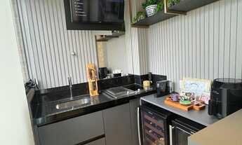 Imagem 4: Apartamento mobiliado a venda com 88 m² com 2 quartos e 1 suíte em Aparecida - Santos