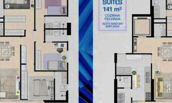 Imagem 2: Apartamento de 141 metros quadrados no bairro Setor Bueno com 4 quartos