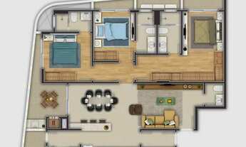 Imagem 2: APARTAMENTO no AMÉRICA com 3 quartos para VENDA, 141 m²