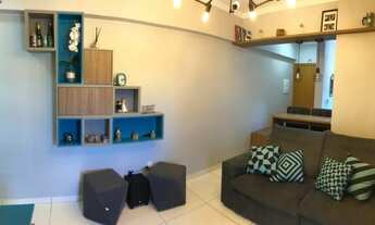 Imagem 4: Thamir) 01 Dormitório, varanda gourmet envidraçada no Canto do Forte