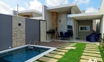 Imagem: Linda Casa Plana No Eusébio, Porcelanato