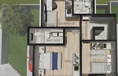 Imagem 6: Sobrado 03 quartos em condomínio