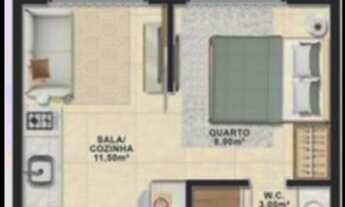 Imagem 3: Apartamento 1/4 Alameda das Espatodeas, oportunidade!