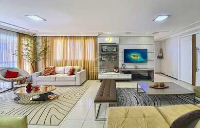 Imagem 3: JR) Apartamento a Venda Mobiliado 243m², 4 quartos, 3 Suítes, 4 Vagas no Guararapes.(TR87