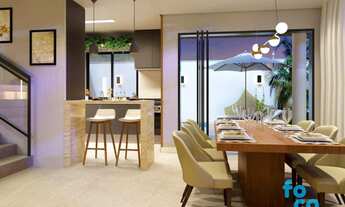 Imagem 2: Casa com 3 dormitórios à venda, 129 m² por R$ 977.170 - Condomínio Dolce Vita - Uberlândia