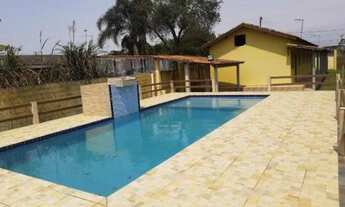 Imagem 1: Chácara com piscina, churrasqueira, 100mts rodovia, financia