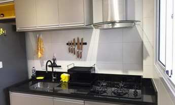 Imagem 7: Thamir) 01 Dormitório, varanda gourmet envidraçada no Canto do Forte