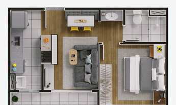 Imagem 2: Studio para venda possui 34 metros quadrados com 1 quarto em Jardim Ibirapuera - Campinas