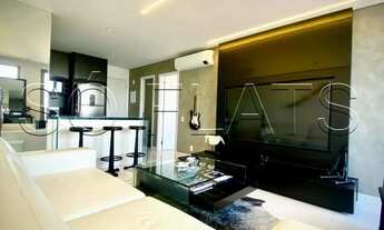 Imagem 2: Residencial Parque Jockey, flat disponível para locação contendo 57m², 1 dormitório e 1 va