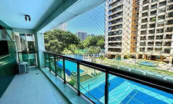 Imagem 2: Apartamento com 3 dormitórios para alugar, 110 m² por R$ 8.867,00/mês - Barra da Tijuca