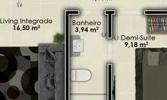 Imagem 7: Apartamento com 2 dormitórios sendo 1 suíte e 1 vaga de garagem Pereque- Porto Belo/SC