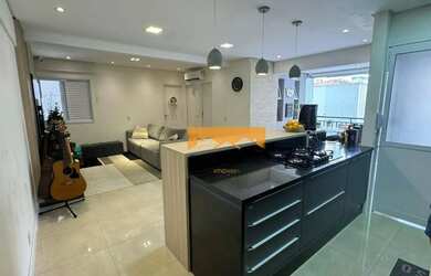 Imagem 2: Apartamento com 2 dormitórios à venda, 77 m² por R$ 650.000,00 - Vila Caminho do Mar - São