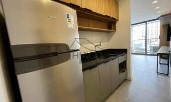 Imagem 7: Studio novo com sacada e mobiliado de 26m² para locação, localizado no bairro do Tatuapé