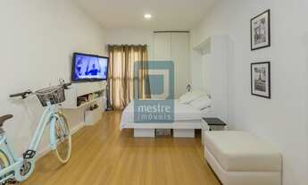 Imagem: Studio mobiliado com sacada no Centro