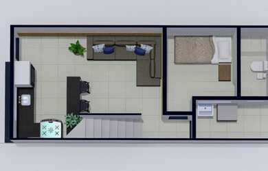 Imagem 5: Casa de condomínio para venda tem 71 metros quadrados com 3 quartos