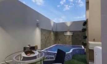 Imagem 7: Casa em condomínio com churrasqueira e piscina com cascata